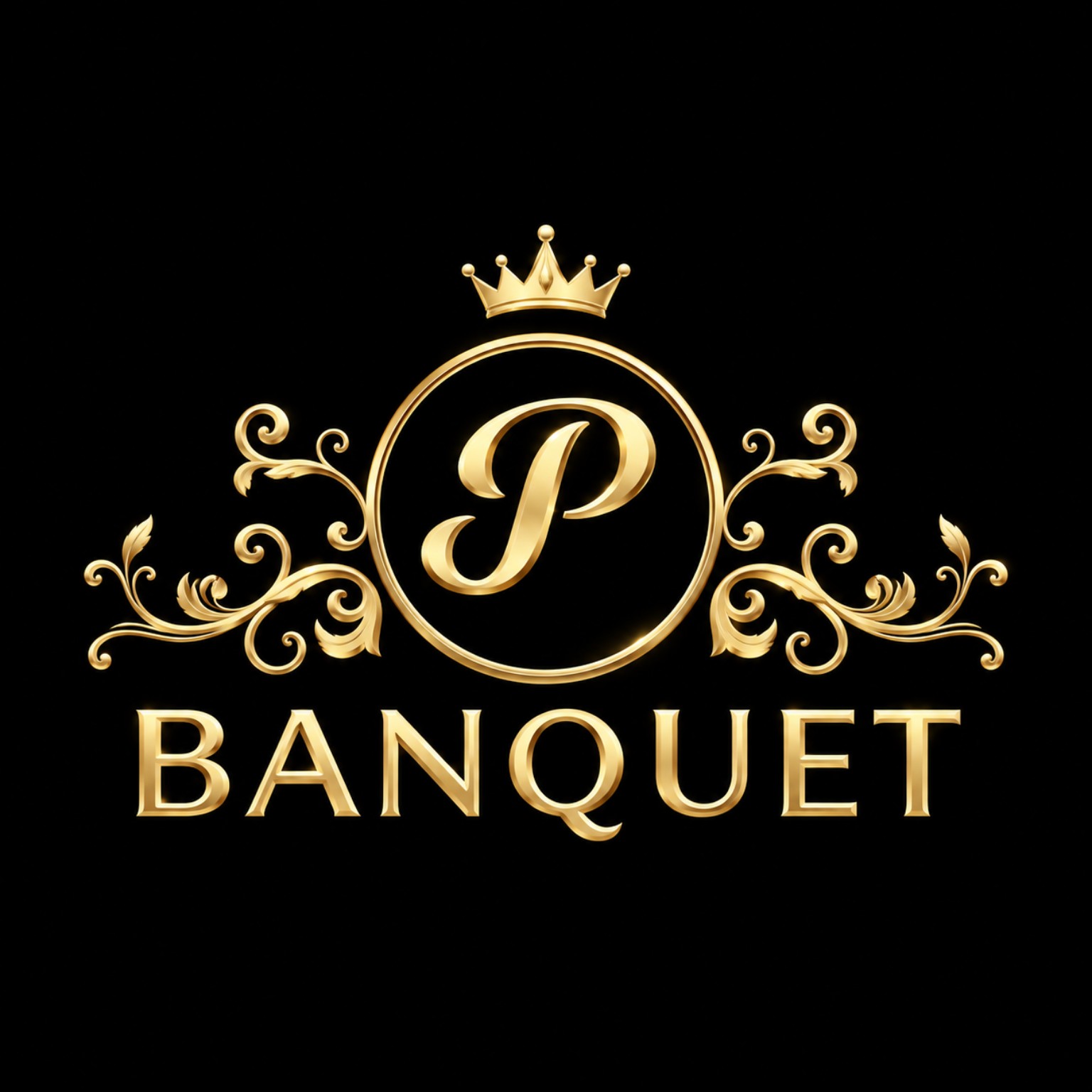 P Banquet logo